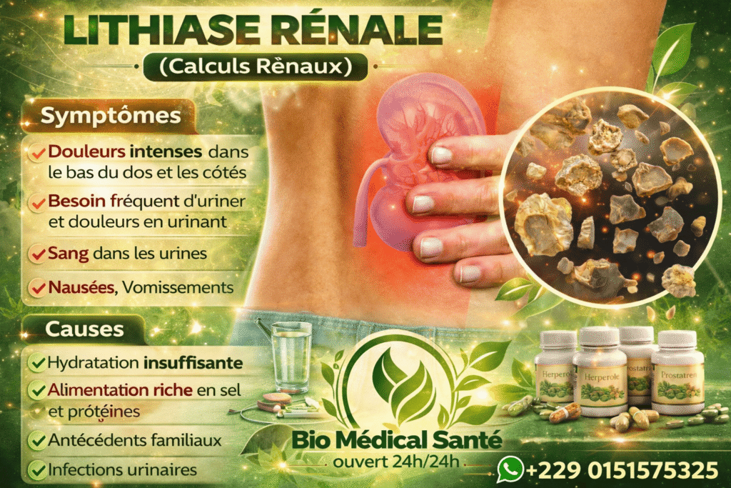 Lithiase rénale traitement naturel
