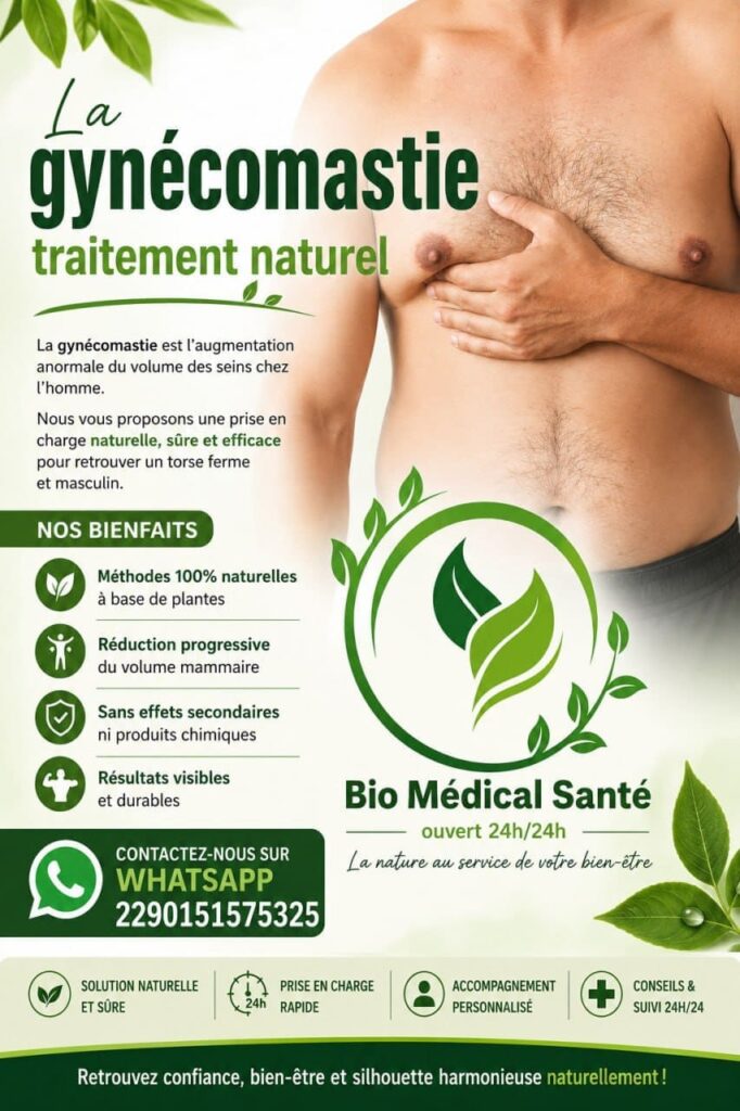 La gynécomastie traitement naturel